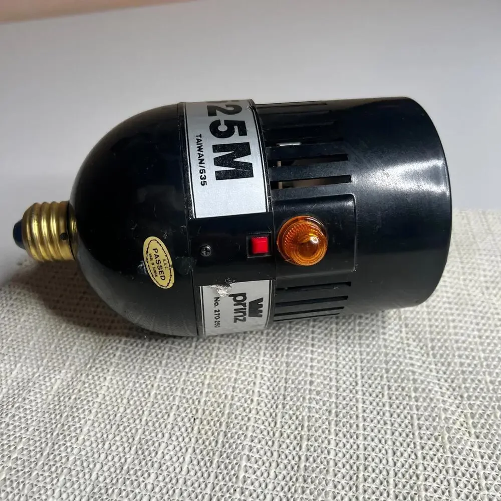 Vintage PRINZ 525M Studio Flash Head w/ Reflector‎ & Mount